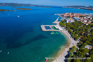 Biograd na Moru aus der Luft